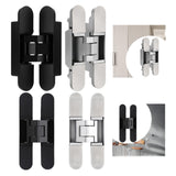 Maxbell Secrets Door Hidden Hinge Hardware Accessories for Bedroom Household Bathroom Style A