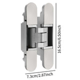 Maxbell Secrets Door Hidden Hinge Hardware Accessories for Bedroom Household Bathroom Style B