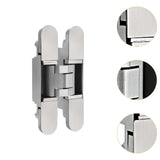Maxbell Secrets Door Hidden Hinge Hardware Accessories for Bedroom Household Bathroom Style B