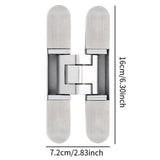 Maxbell Secrets Door Hidden Hinge Hardware Accessories for Bedroom Household Bathroom Style D