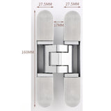 Maxbell Secrets Door Hidden Hinge Hardware Accessories for Bedroom Household Bathroom Style D