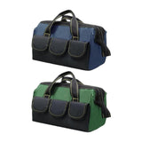 Maxbell 16 inch Wide Mouth Tool Bag for Mechanics DIY Enthusiasts Construction Worker Blue