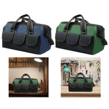 Maxbell 16 inch Wide Mouth Tool Bag for Mechanics DIY Enthusiasts Construction Worker Blue