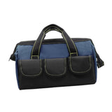 Maxbell 16 inch Wide Mouth Tool Bag for Mechanics DIY Enthusiasts Construction Worker Blue