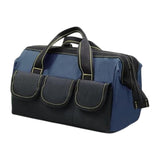 Maxbell 16 inch Wide Mouth Tool Bag for Mechanics DIY Enthusiasts Construction Worker Blue
