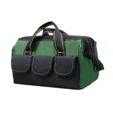 Maxbell 16 inch Wide Mouth Tool Bag for Mechanics DIY Enthusiasts Construction Worker Green