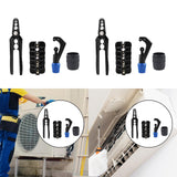 Maxbell Copper Tube Rounder Kit Plumbing Tools Labor Saving Plumbing Tool 4Piece Set 0.25In Straightener