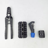 Maxbell Copper Tube Rounder Kit Plumbing Tools Labor Saving Plumbing Tool 4Piece Set 0.25In Straightener