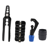 Maxbell Copper Tube Rounder Kit Plumbing Tools Labor Saving Plumbing Tool 4Piece Set 0.25In Straightener