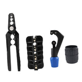 Maxbell Copper Tube Rounder Kit Plumbing Tools Labor Saving Plumbing Tool 4Piece Set 0.25In Straightener