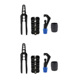 Maxbell Copper Tube Rounder Kit Plumbing Tools Labor Saving Plumbing Tool 4Piece Set 0.25In Straightener