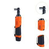 Maxbell 90 Degree Cordless Electric Ratchet Wrench for Garage 12V Power Ratchet Tool