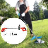 Maxbell Electric Lawnmower 24V Cordless Grass Trimming for Backyard Household Garden