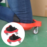 Maxbell 2x Rolling Knee Creeper Pads Practical with Castors for Worker Painting Home