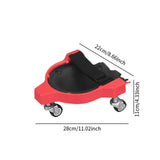 Maxbell 2x Rolling Knee Creeper Pads Practical with Castors for Worker Painting Home
