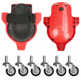 Maxbell 2x Rolling Knee Creeper Pads Practical with Castors for Worker Painting Home