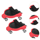 Maxbell 2x Rolling Knee Creeper Pads Practical with Castors for Worker Painting Home