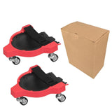 Maxbell 2x Rolling Knee Creeper Pads Practical with Castors for Worker Painting Home