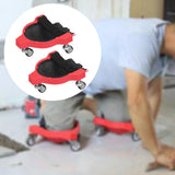 Maxbell 2x Rolling Knee Creeper Pads Practical with Castors for Worker Painting Home