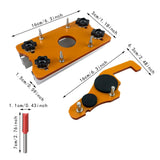 Maxbell Slotted Bracket Power Tools Parts for 65mm Trimming Machine Cupboard Cabinet No Clear Cover