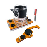 Maxbell Slotted Bracket Power Tools Parts for 65mm Trimming Machine Cupboard Cabinet with Clear Cover