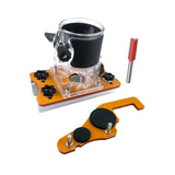 Maxbell Slotted Bracket Power Tools Parts for 65mm Trimming Machine Cupboard Cabinet with Clear Cover