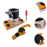 Maxbell Slotted Bracket Power Tools Parts for 65mm Trimming Machine Cupboard Cabinet with Clear Cover