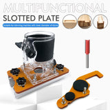 Maxbell Slotted Bracket Power Tools Parts for 65mm Trimming Machine Cupboard Cabinet with Clear Cover