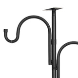Maxbell Bird Feeder Pole Gifts Bird Feeding Station for Wind Chimes Lanterns Baskets