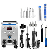 Maxbell Hot Air Rework Station and Soldering Iron Kit High Power 760W for SMD IC PCB
