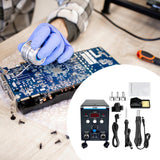 Maxbell Hot Air Rework Station and Soldering Iron Kit High Power 760W for SMD IC PCB