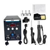 Maxbell Hot Air Rework Station and Soldering Iron Kit High Power 760W for SMD IC PCB