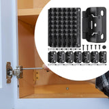Maxbell 50x 1/2inch Cabinet Door Hinges Replacement for RV Easy to Install Accessory