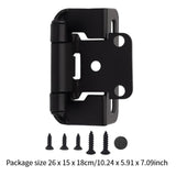 Maxbell 50x 1/2inch Cabinet Door Hinges Replacement for RV Easy to Install Accessory