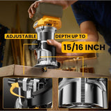Maxbell Wood Router Tool Professional Electric Trimmer for Bookcase Trimming Carving