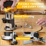 Maxbell Wood Router Tool Professional Electric Trimmer for Bookcase Trimming Carving