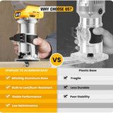 Maxbell Wood Router Tool Professional Electric Trimmer for Bookcase Trimming Carving