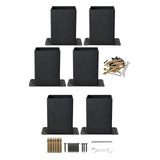 Maxbell Post Base Post Bracket Kit Solid Steel for Wood or Concrete Floors Versatile 2Pcs