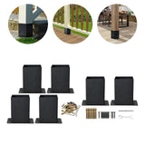 Maxbell Post Base Post Bracket Kit Solid Steel for Wood or Concrete Floors Versatile 2Pcs