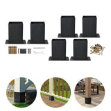 Maxbell Post Base Post Bracket Kit Solid Steel for Wood or Concrete Floors Versatile 2Pcs