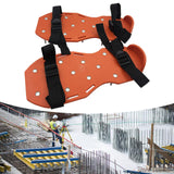 Maxbell Spiked Shoes Lawn Aerator Tool with 1" Short Nails for Epoxy Floor Accessory