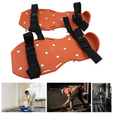 Maxbell Spiked Shoes Lawn Aerator Tool with 1" Short Nails for Epoxy Floor Accessory