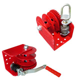 Maxbell Chicken Farm Lifter Winch Easy to Use Sturdy Maximum Load 500kg Carbon Steel Iron Ring