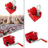 Maxbell Chicken Farm Lifter Winch Easy to Use Sturdy Maximum Load 500kg Carbon Steel Iron Ring