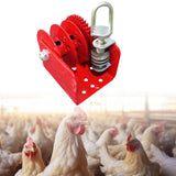 Maxbell Chicken Farm Lifter Winch Easy to Use Sturdy Maximum Load 500kg Carbon Steel Iron Ring
