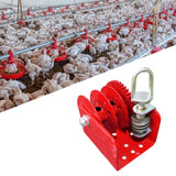 Maxbell Chicken Farm Lifter Winch Easy to Use Sturdy Maximum Load 500kg Carbon Steel Iron Ring