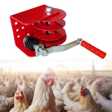 Maxbell Chicken Farm Lifter Winch Easy to Use Sturdy Maximum Load 500kg Carbon Steel Hand Crank