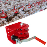 Maxbell Chicken Farm Lifter Winch Easy to Use Sturdy Maximum Load 500kg Carbon Steel Hand Crank