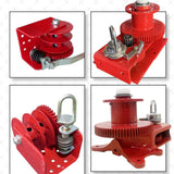 Maxbell Chicken Farm Lifter Winch Easy to Use Sturdy Maximum Load 500kg Carbon Steel Hand Crank