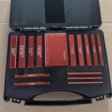 Maxbell 15Pcs Setup Blocks Gauge Sets Portable Practical Professional Aluminum Alloy